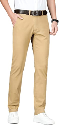 ESSYSHE Men’s Slim Fit Chino Casual Pants