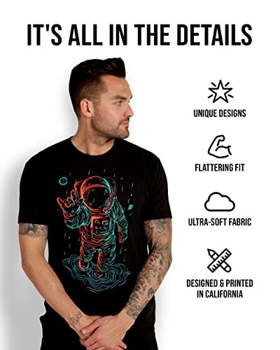 INTO THE AM Universal Guardian Glow Mens Graphic Tee - Cool  T Shirts