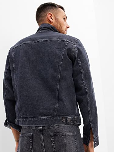 GAP mens Icon Denim Jacket, Black Wash, Medium US – Big Shop 4U
