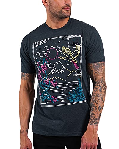 INTO THE AM Heron Nights Mens Graphic Tee - Cool T Shirts