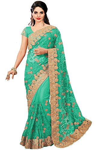 Nivah Fashion India, Pakistani Wedding Saree with Blouse Piece