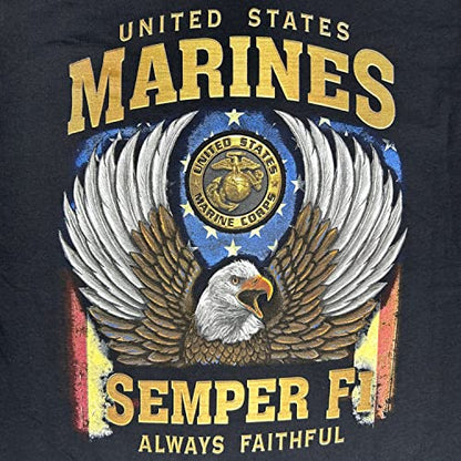 Products Armed Forces Gear Men's Gold Marines Eagle T-Shirt